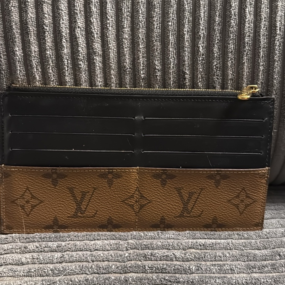 Louis Vuitton Felicie brown and black monogram wallet - Picture 2 of 3